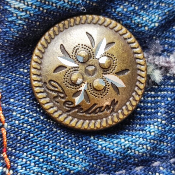 NWT Replay Janice jeans baggy blue women's size 26x32 - Picture 13 of 14